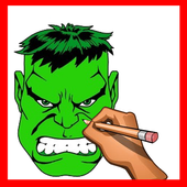 Drawing Hulk Step By Step أيقونة