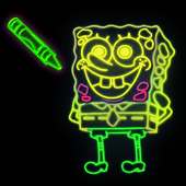 رسم الوهج والتلوين الكرتون