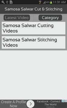 SAMOSA Salwar Cutting and Stitching Videos App 2 تصوير الشاشة