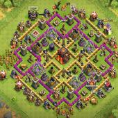 Map puzzle for COC icon