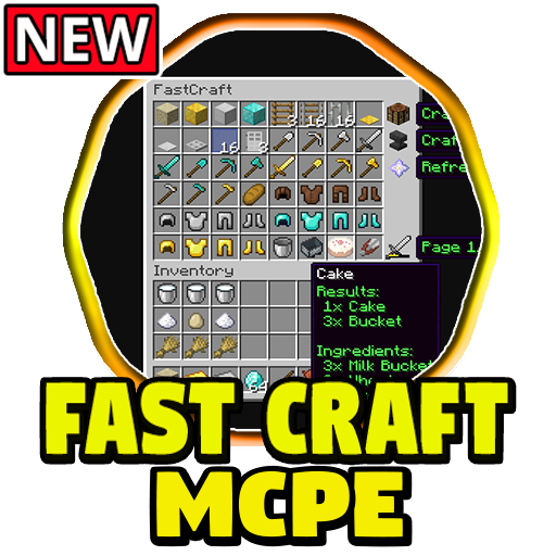Fast Craft Mod for Minecraft PE icon