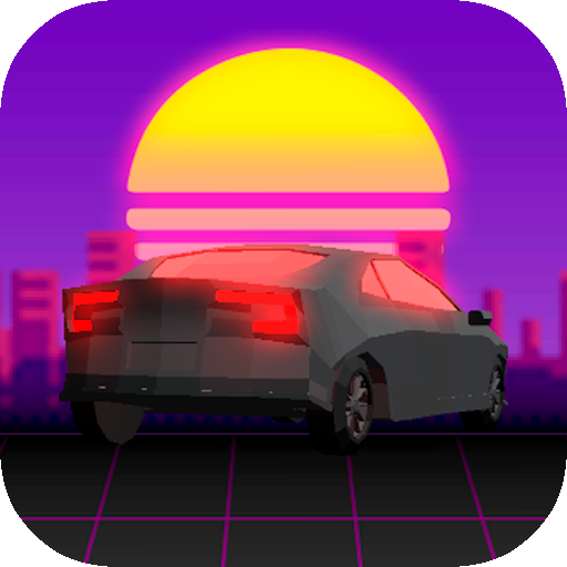 Infinite Outrun: a cyberpunk car game icon