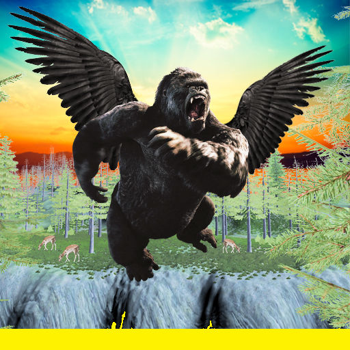 Flying Gorilla Simulator: Wild Gorilla Jungle icon