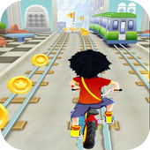 Shives Subway Run - 3D Racing Bike Adventure icon