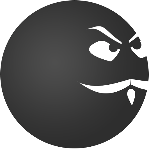 Black Ball - The Bouncing ball icon