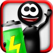 Widget Power: Stickman Battery