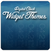 Digital Clock Widget Themes أيقونة
