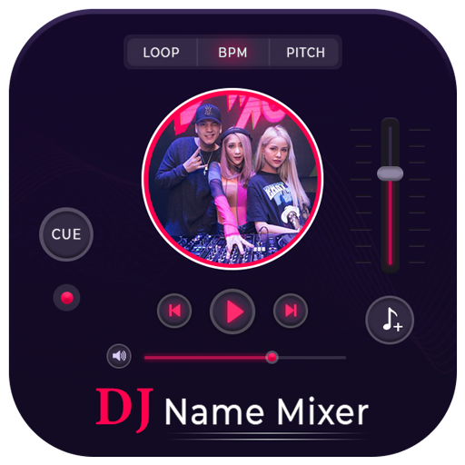 DJ Name Mixer - DJ Name Maker with Music Player icon