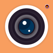 Orange Color Camera icon