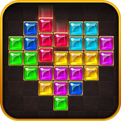 Jewel Block Heart - Greatest Block Puzzle Game icon