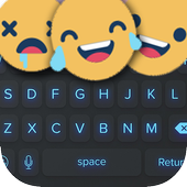 كيبورد عربي جديد مع سمايلات أيقونة
