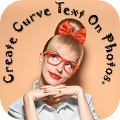 Curve Text icon