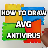 How to Draw a AVG AntiVirus icon