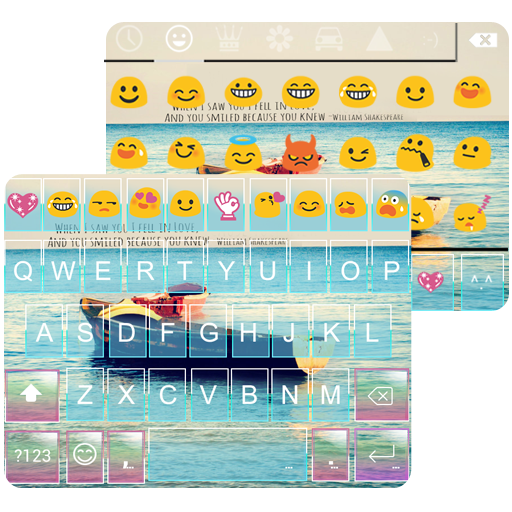 Quotes Emoji Keyboard Theme icon