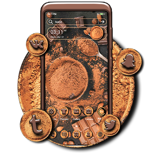 Chocolate Launcher Theme icon