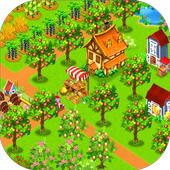 Farm House Harvesting Crops icon