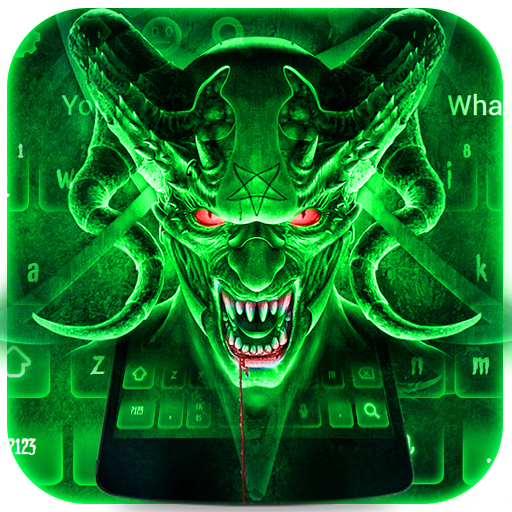Devil Skull Scary Evil Keyboard Theme иконка