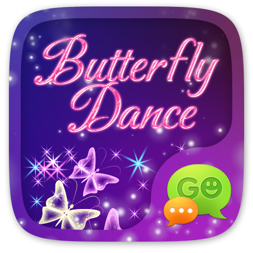 ikon GO SMS BUTTERFLY DANCE THEME