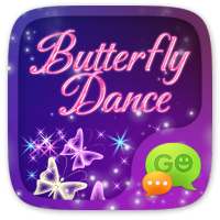 GO SMS BUTTERFLY DANCE THEME on 9Apps