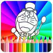 Coloring Funny Dorae Cate