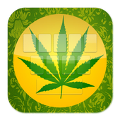 GO Keyboard Rasta Falling Weed icon