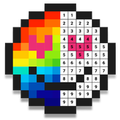 Hero Numbers - Number Coloring icon