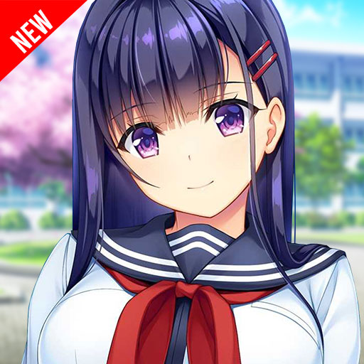 Anime School Girl Life : Japanese School Simulator icon