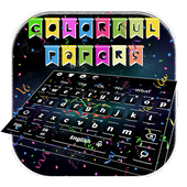 Colorful Papers 3D Keyboard icon