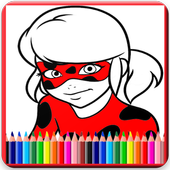 ColoringBook: Ladybug fans icon