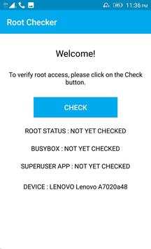 Root Checker Basic screenshot 1