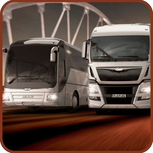 Truck and bus mania icon
