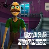 Scary Evil Escape Neighbor Horror 3D icon