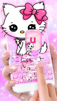 Симпатичная клавиатура Китти скриншот 2