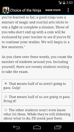 Choice of the Ninja 2 تصوير الشاشة
