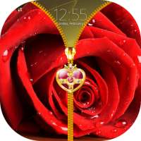 Rose Zipper Lock Screen on 9Apps