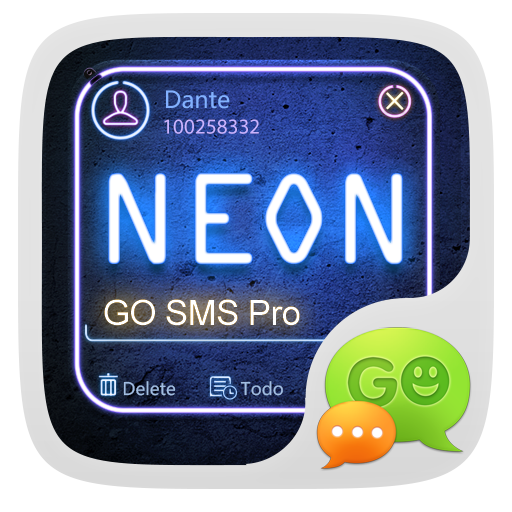 NEON THEME GO SMS PRO  EX icon