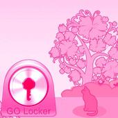 GO Locker Theme Pink Cat icon