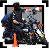 Police Traffic Bike Rider icon