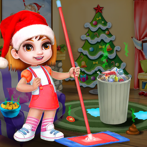 Christmas Doll House Cleanup icon