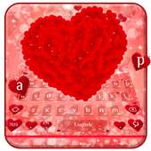 Red Love Heart Keyboard on 9Apps