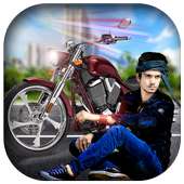 Racing Bullet Bike Photo Frame on 9Apps