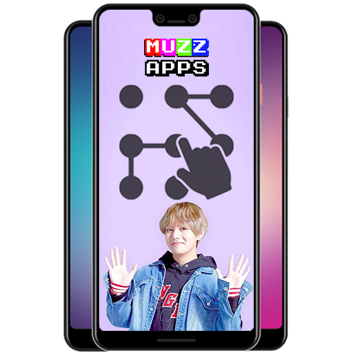 Kim Taehyung Pattern Lock Screen 🔒 icon