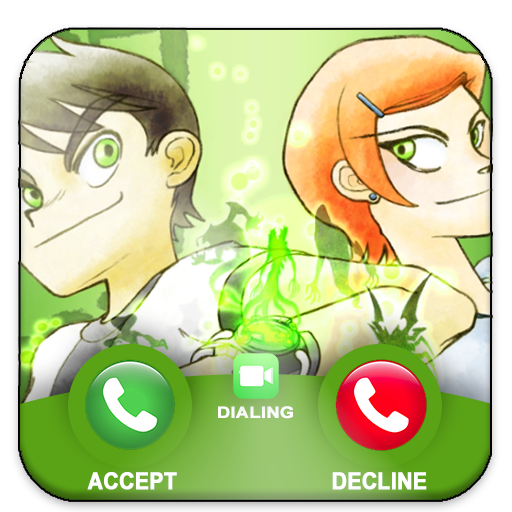 Fake call benten - Ben hero call icon