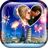 New Year City Photo Frames icon