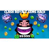 Free Gems/Gold Hack for Royale - Prank icon