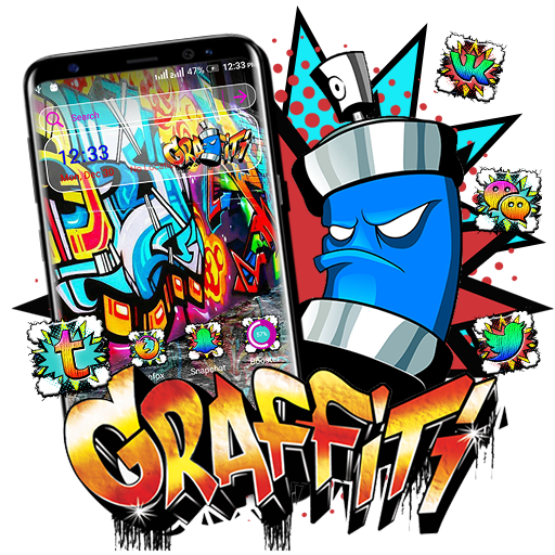 Street Graffiti Launcher Theme icon