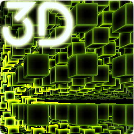 Infinite Cubes Particles 3D Live Wallpaper आइकन
