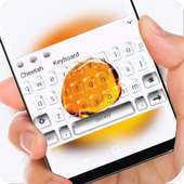 Keyboard for iPhone 7 Orange gem on 9Apps