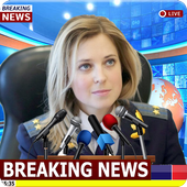 Breaking news photo frames Media Photo Editor 2018 أيقونة