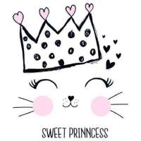 White Princess Kitty Cartoon Sweet Theme on 9Apps